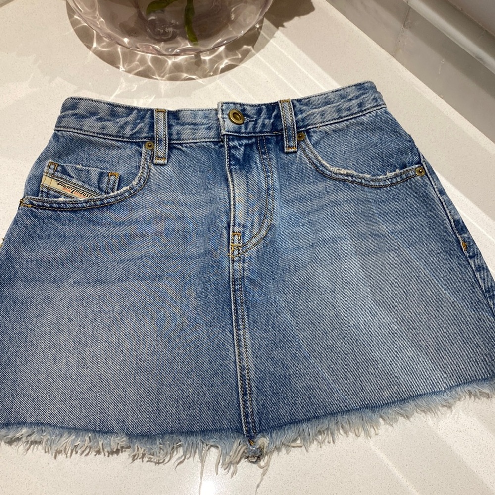 Diesel jeans mini skirt